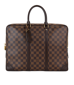 Porte Documents Briefcase, Canvas, Damier Ebene, RI0134(2014), DB/L, 2*